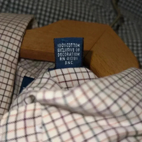 Ralph Lauren Men's 16Neck Tan Button Up Shirt - Picture 5 of 6